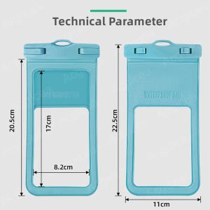 Waterdichte telefoonhoes zakbeschermer voor iPhone Xiaomi Samsung Redmi Mobiele telefoon Cover onder water Case Universal Water Proof Bag