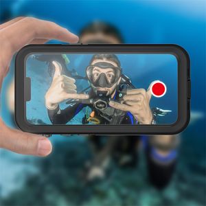 Fundas impermeables para teléfonos para iPhone 14 15 XR X XS Max 11 12 Mini 13 Pro Max SE 6S 7 8 Plus Natación Buceo Esquí bajo el agua Cubierta completamente sellada Funda protectora a prueba de golpes