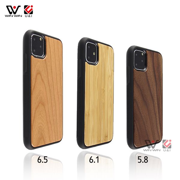 Fundas de teléfono impermeables para iPhone 6 7 8 Plus 11 12 Pro X XR XS Max Amazon Real Wood TPU en blanco LOGOTIPO personalizado patrón contraportada Shell