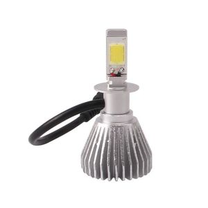 Imperméable Plug and play Aluminium H3 COB LED Phares Kit 30W 3000LM Ampoules De Brouillard DRL 6000K Blanc Auto Brouillard Lampe De Conduite