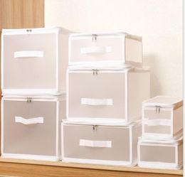 PP PP PP PLACK Caja de almacenamiento plegable de 7 tamaños Bolsa de ropa Bolsa de lavado Caja de almacenamiento de ropa6073215