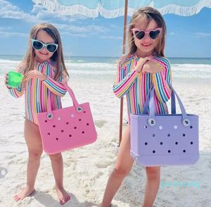 Waterdichte PVC mand Bogg strandtas meisje Dames winkelen luxe handtas reizen grote bakken tassen uitgehold plastic pochette Heren zomer clutch weekend