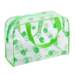 Waterproof PVC Cosmetic Storage Bag Women Transparent Organizer for Makeup Pouch Compression Travelling Bath Bags