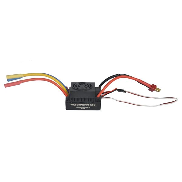 Envío gratuito a prueba de agua Rc Motor sin escobillas 60A Esc para 1/10 Rc Car Truck Motor Kit