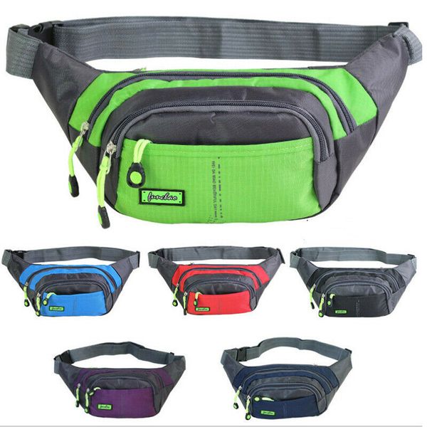 Ceinture de course étanche Bum taille poche Sport Camping randonnée Zip Fanny Pack sac sacs de Sports de plein air