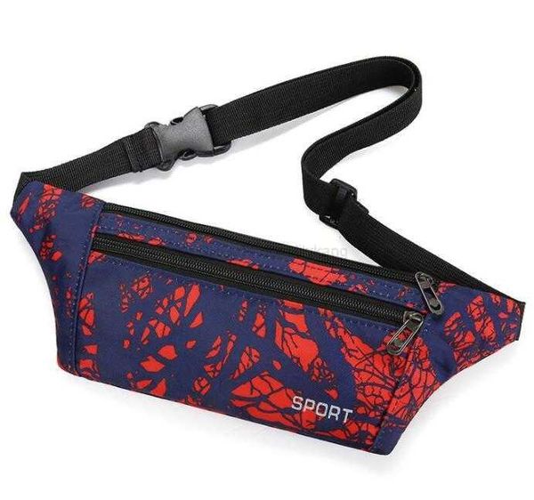 Imperméable à l'eau en cours d'exécution taille sac Sports de plein air cyclisme ceinture sacs femmes téléphone portable Jogging ceintures hommes dame multifonction réglable Sling poitrine packs