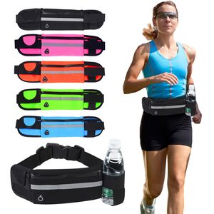 Waterdichte lopende taille tas sport joggen draagbare buitentelefoon houder riem dames mannen fitness sport accessoires 220520