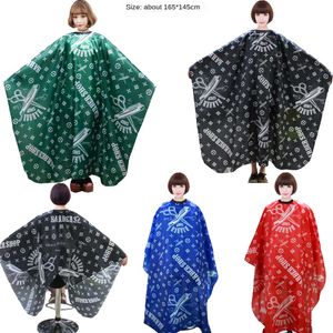 Cape de coiffure imperméable pour Salon de coiffure, tablier de permanente, châle, robe de coupe de cheveux, Capes de barbier en tissu pour adultes