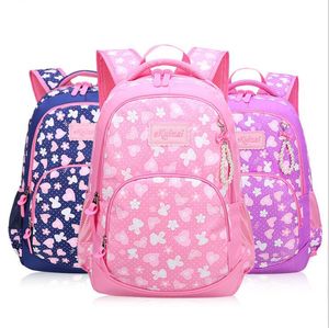 Sacs d'école imperméables pour filles mignonnes papillon décoration sac à dos sac d'ordinateur portable Sac étudiants sacs d'école fille sac boys sacs à dos 4color 2Size