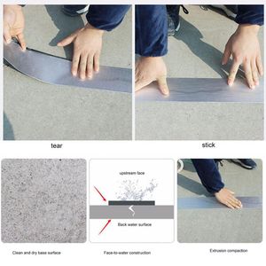 Waterdichte afdichting Butyl Zelfklevendrubber Speciale aluminiumfolie Tape voor dakbeurt Reparatie Reparatie Dak Kleurstalen Tegelreparatie