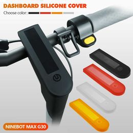 Waterdichte siliconen cover voor ninebot max g30 elektrische scooter dashboard anti-botsing schakelaar displaybescherming shell
