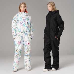 Waterdichte Skipakken Vrouwen Snowboard Jumpsuit Sport Waterdichte Vrouwelijke Sneeuw Overalls Outdoor Vrouw Snowsuit 240104