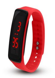 Waterdichte slimme horloge LED Silicone Smart Band Digital Watch Sports Pols Watch voor Men Women3444543