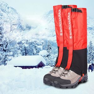 Guêtres de jambe de neige imperméables bottes de randonnée Legging chaussures de voyage en plein air Camping Trekking escalade chasse plus chaud couverture de chaussure de serpent 240112