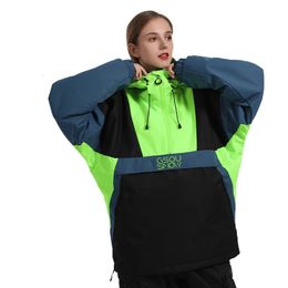 Waterdicht sneeuwpak voor mannen en vrouwen snowboardkleding ski -kostuums winterjassen of broek 15k kleurrijke mode 231221