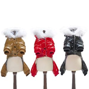 Waterdichte Snowproof Stijl Katoen Pet Hond Winterjas Drie Kleur Selectie van S tot XXL Honden Dikte Warm Kleding 211106