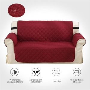 Couverture de canapé imperméable pour chiens chat animaux de compagnie enfants fauteuil canapé housse meubles causeuse siège anti-dérapant tapis 211116