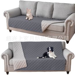 Housse de canapé imperméable pour salon, canapé de maison, couverture de lit de chien réversible, matelas de meubles 240115