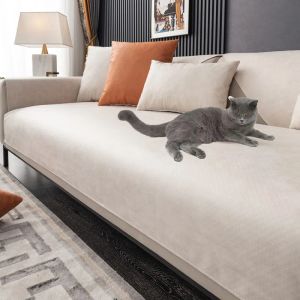 Waterdichte bank handdoekmat niet-slip L vorm sofa slipcovers voor woonkamer anti-scrates katten honden kinderen bankbeschermer