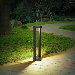 Waterdichte zonnetuin gazon licht villa stand post bollard lamp outdoor landschap pathway patio pilaar