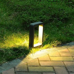 Paiement solaire imperm￩able Light Outdoor Pathway Lights Decoration Garden Lamp LED pour le parc / cour noire