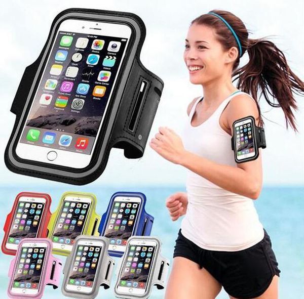 Étanche Sports Running Case Brassard Running bag Workout Holder Pounch Phone Case pour Iphone 11 Pro Max 7 8 plus Galaxy Note 10 Plus S7