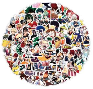 Pegatina impermeable 50100 PCS Pegatinas de anime My Hero Academia Decalas de vinilo de dibujos animados japoneses para la portátil portátil skateboard boku no hero2381007