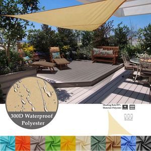 SHADE SUN EMPRÉPERSE Sail droit Triangle multicolores personnalisables auvent Garden extérieur auvent Pergola Sunshade Sail 240329