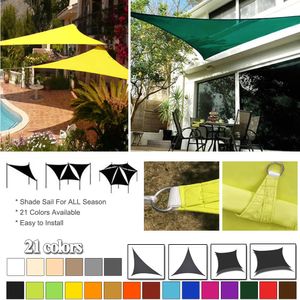 Triangle de soleil étanche Triangle Protection de Sunshade Cover Outdoor Garden Piscine Piscine Sail auvents Camping Sun Shade 420D 240419