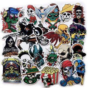 Waterdichte zonlicht-proof Stickers voor Auto Laptop Waterflessen Skateboard Fietsauto's Decal Esthetic Trendy Cool Skull