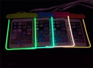 Sac de baignade étanche Cas de téléphone portable Couverture lumineuse Universal pour 3568 pouces iPhone 14 13 12 Mini Pro Smartphone Gadget BEAC3290490