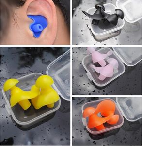 waterproof swimming professional silicone swim earplugs for adult swimmers children diving soft antinoise ear plug