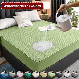 Waterdicht Dikker Matrashoes Protector Huidvriendelijke Koningin Koning Dubbel Hoeslaken Bed Mat 150x200 180x200 160x200cm 240116