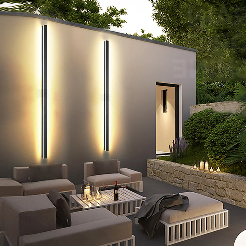 Waterdichte wandlamp LED Outdoor Lighting IP65 Aluminium Wall Monted Garden Villa Porch SCONCE LICHT 110V 220V SCONCE LUMINAIRES