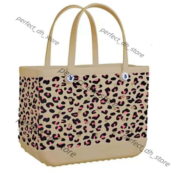 Mujer impermeable Eva Tote Bolsas de compras grandes Bolsas de playa lavables Bolsa de silicona Bogg Monedero Eco Jelly Candy Lady Bolsos DHL 60