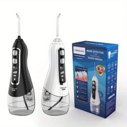 Waterpulse V580 Dispositivo de llenado dental eléctrico doméstico portátil de 10,82 oz, limpiador dental y protector dental