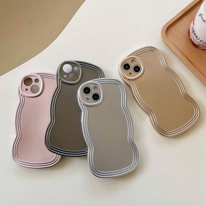 Golfrand Pating Matte laser telefoonhoesje voor iPhone 14 12 12 11 Pro XS Max XR X Shockproof Soft Back Cover