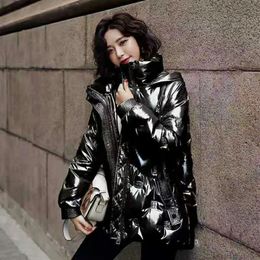 Veste dhiver en coton et velours à motif ondulé pour femme épaissie ample version coréenne 240104