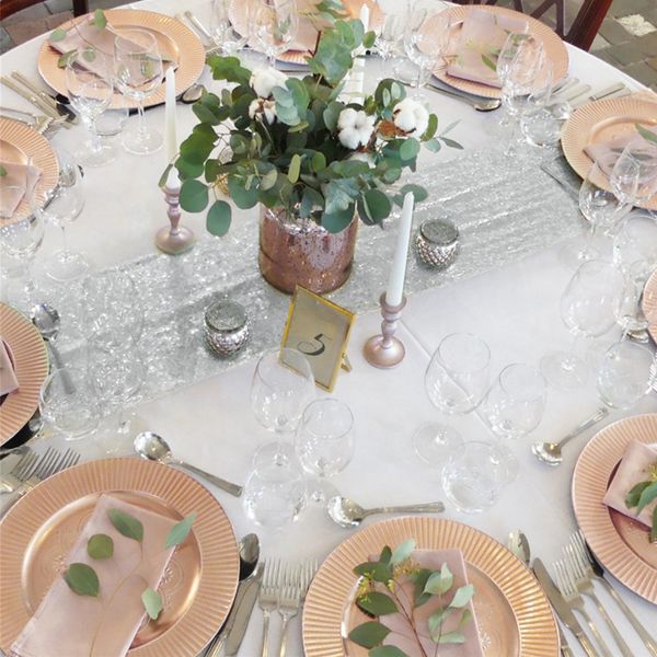 Plaques de chargeur ondulées en plastique or rose or perlé blanc noir, nouvelle décoration de mariage et de restaurant, assiette de chargeur de mariage