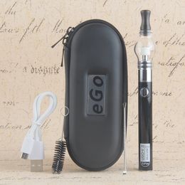 Kits de démarrage de stylo vaporisateur d'ampoule de globe d'atomiseur de verre de réservoir de cire Dabs avec 650 900 mAh Câble USB UGO-VII Evod eGo 510 Batterie ecigs