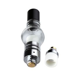 Cire Globe en verre atomiseur réservoir en verre pyrex cire stylo vaporisateur d'herbes sèches vapeur M6 atomiseur en verre ego glassomizer bobines vape pour ego t