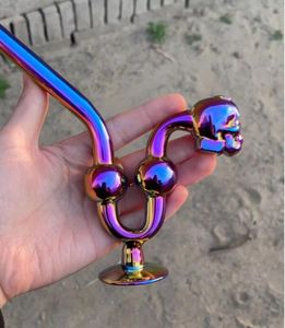 verre d'huile de cire dab rigs pipe sherlock barboteur en verre tuyau de brûleur à mazout en verre bangs d'eau narguilé shisha accessoires tabac pipe