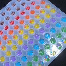 Wasafdichting siliconenvorm siliconenmat voor wasafdichtingsstempel diy ambachtelijke lijm wassende kattenkruivorm
