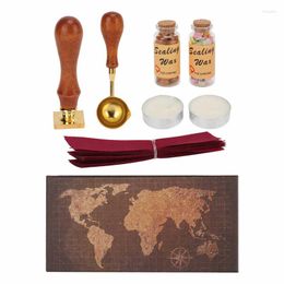 Wax Stamp Kit Seals Driedimensionaal patroon voor het maken van feestuitnodigingen, kerstbrieven, bruiloft