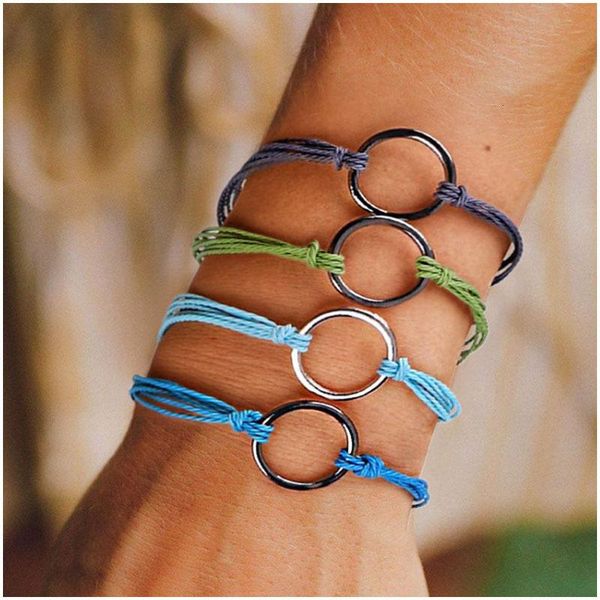 Wax String Weave Bracelet Manual Make Concise Joker Jewelry