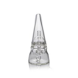 Waxmaid 5,71 pouces Mushroom Mini Clear Dab Rig bécher verre bong conduite d'eau narguilé avec bol d'huile de quartz de 14 mm entrepôt américain commande au détail livraison gratuite