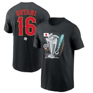 Wbc Baseball World Series Japan Otani Xiangping Jersey T-shirt Mlb Sport Sneldrogend