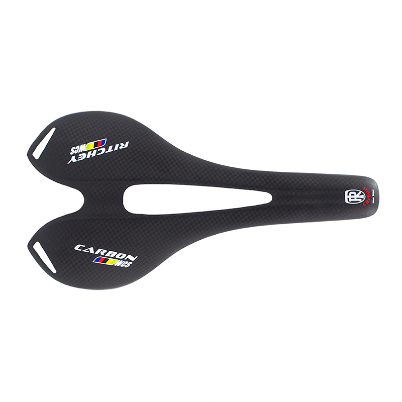 WCS Fiets Full Carbon Saddle Matte 3K Fiber MTB Mountain Road Mens Wide 143mm Race Fietsen Onderdelen