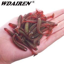 WDAIREN 48 cm 08g Impact Ring Shad Vissen Lokken Worm Zacht Siliconen Aas Jigging Wobblers Lokt Kunstmatige Swimbait Pesca visgerei 220726