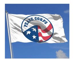 Nous aimons le drapeau de la Peace Corps 3x5ft 150x90cm Impression 100D Polyester Team Club Sports Team Team avec laiton Grommets2879905